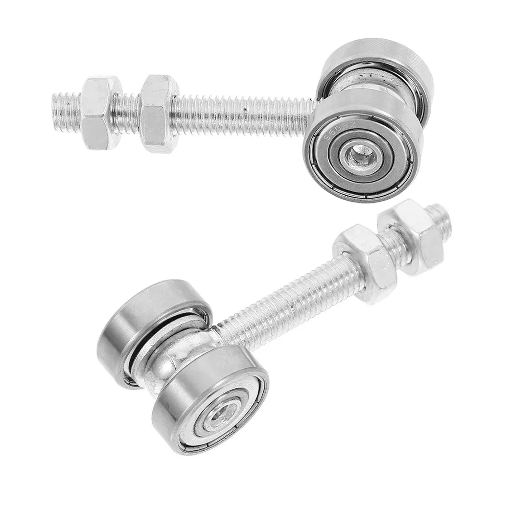 2Pcs Sliding Door Track Bearing Quiet Glide Wheel for Greenhouse Wardrobe Barn Door Replacement 24Mm Outer Diameter