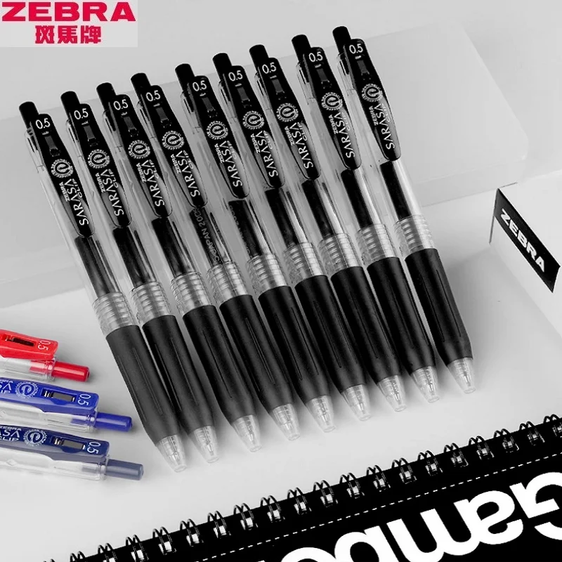 

Japan Zebra Large-capacity Gel Pen Press JJ15 Quick-drying Stationery Supplies School Ballpoint Pen Eco-Friendly Refillable
