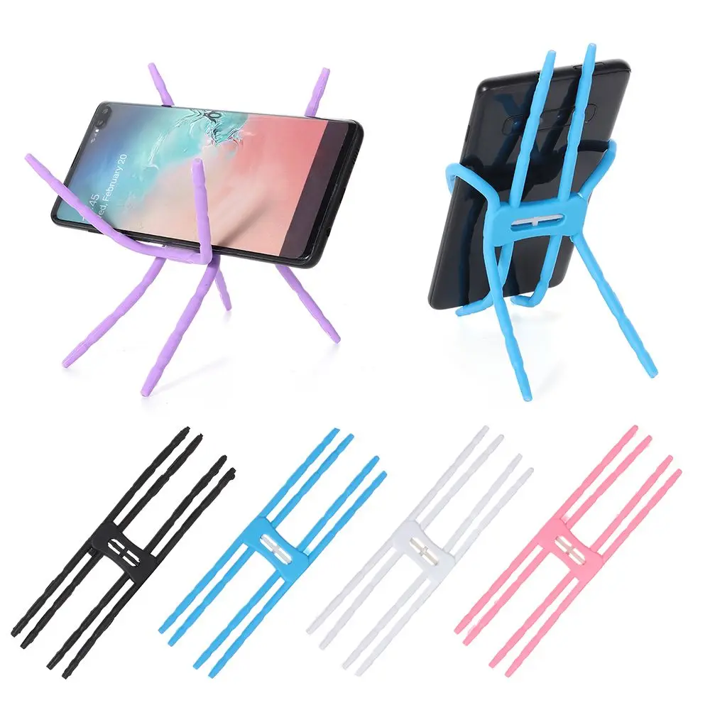 

Hot Sale Universal MultiFunction Spider Mobile Phone Holder Flexible Car Stand