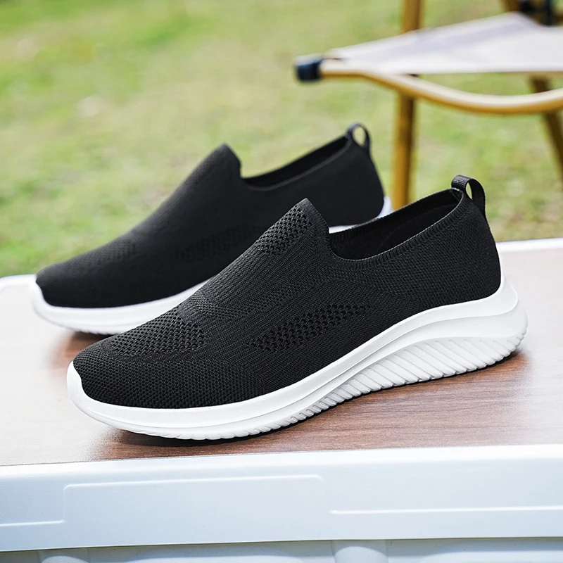 Fashion Men Mesh Breathable Casual Shoes Mens Sneakers Walking Running Shoes Comfort Outdoor Lightweight Sports Shoes for Tenis