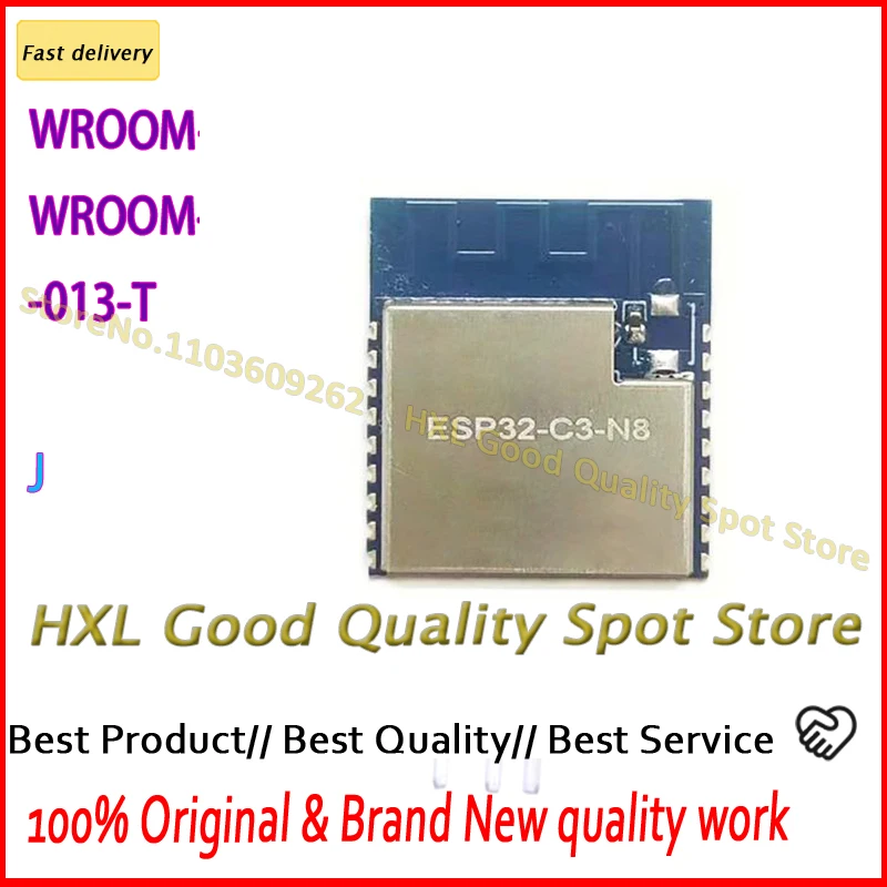 ESP32-C3-WROOM-02-N4 1PCS/lot  ESP32-C3-WROOM-02-H4 2.4GHz WiFi+Bluetooth 5.0 wireless module