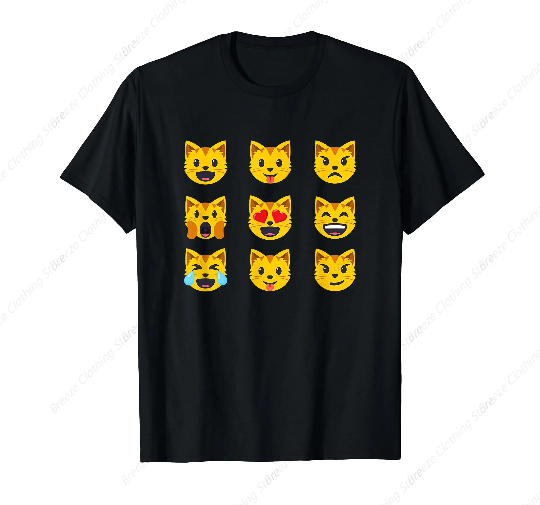 

I Love Cats Cute Cat Faces For Cat Lovers T-Shirt