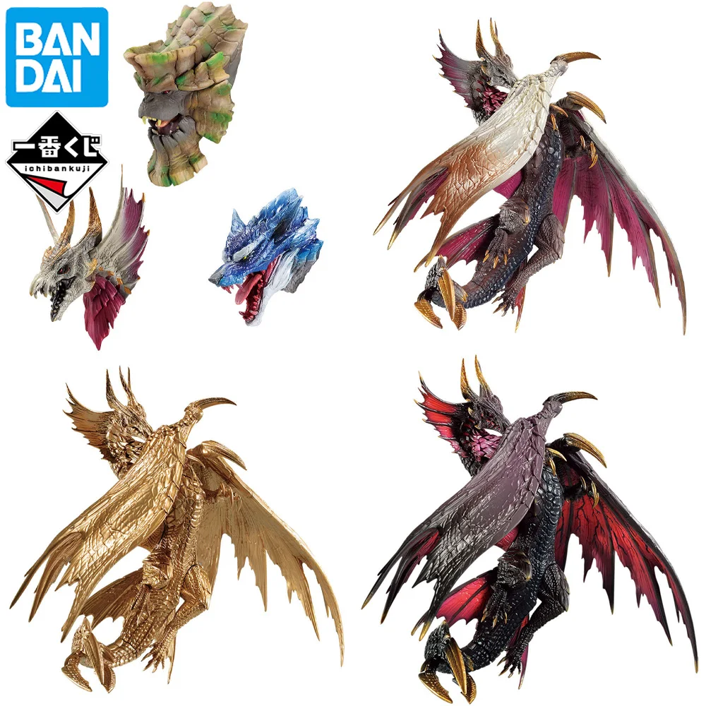 In Stock Original Bandai Ichiban Kuji Monster Hunter Rise: Sunbreak Shakuginryu Malzeno Figure Anime Model Collectible Dolls Toy