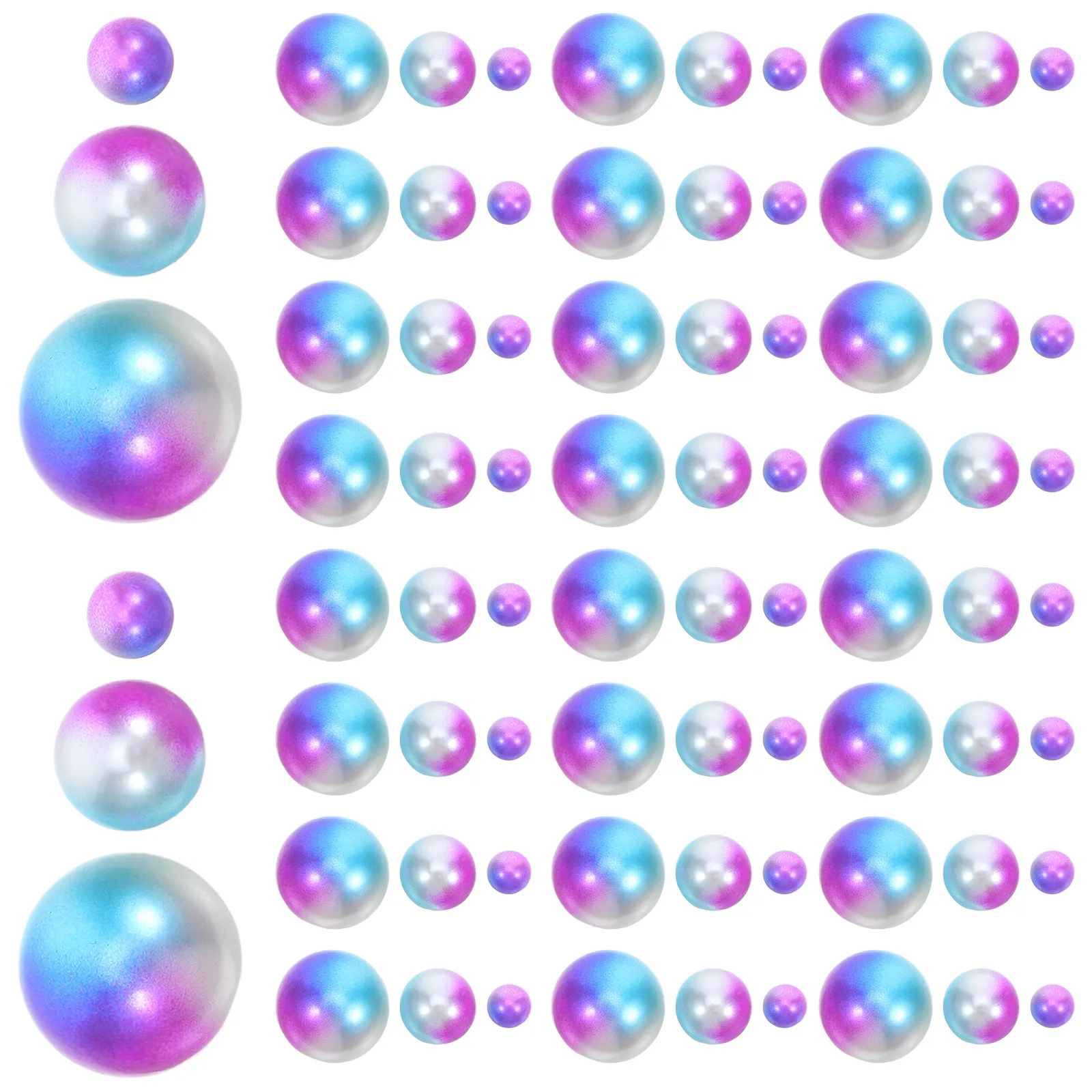 300 pcs Beads DIY Jewelry Making Craft Bracelet Necklace Halloween Christmas New Year Shower Table Decor High-shine