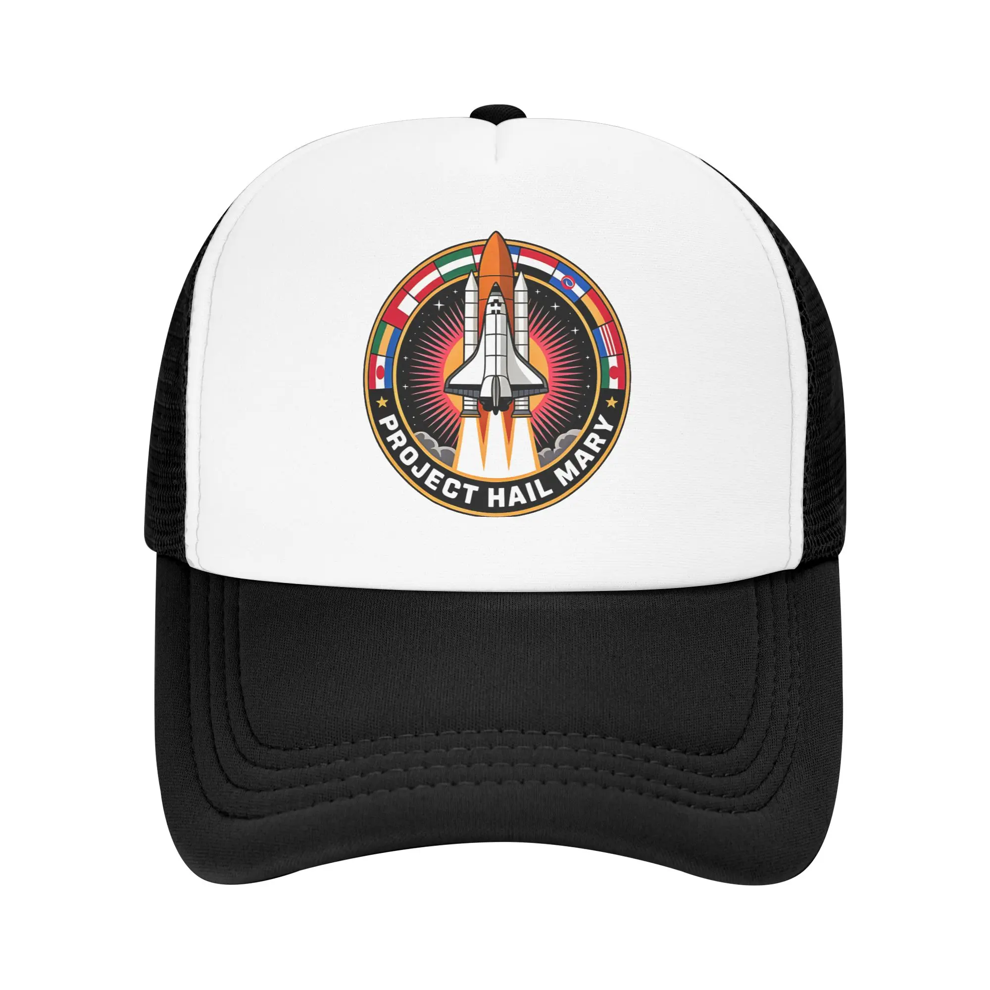 Project Hail Mary Space Rocket Movie Trucker Hats Unisex  Trucker Cap Sports Cap Adjustable Mesh Baseball Caps Summer