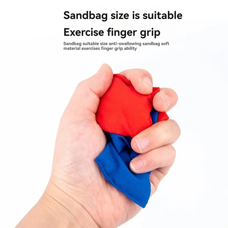 Kinderspeelgoed zitzak toss spelset, draagbaar met 1 speelbord en 6 zitzakken voor tuinfooien, ideaal als cadeau voor kinderen