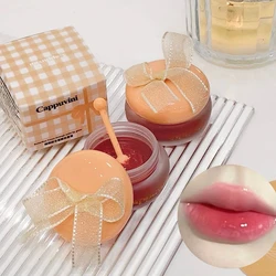 New Cute Jar Solid Lip Color Jelly Mirror Lip Glaze Lipstick Moisturizing Lipstick Lip Color Women's Cosmetics