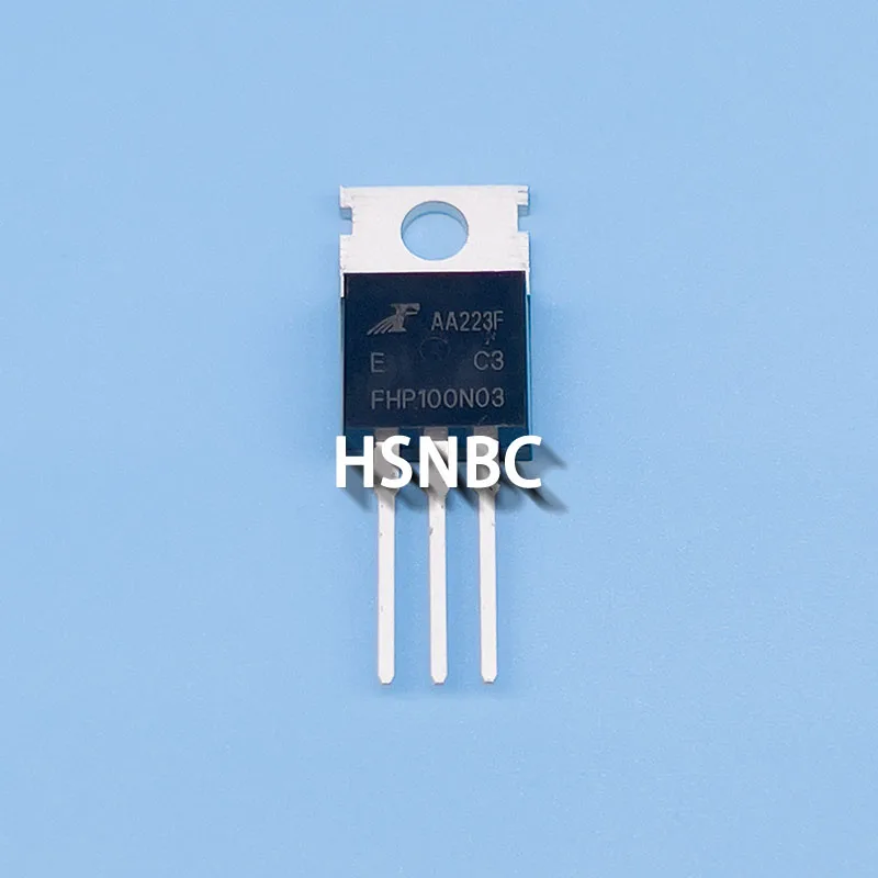 10Pcs/Lot FHP100N03 FHP100N03E 100N03 TO-220 30V 100A MOSFET N-Channel Power Transistor 100% New Original