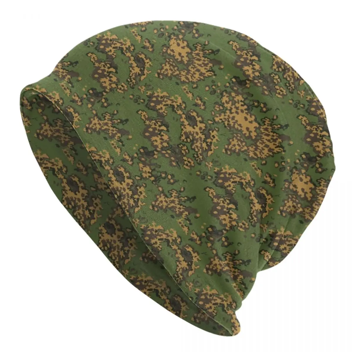 Russian Woodland Camouflage Bonnet Hats Vintage Ski Armys Militarys Camo Skullies Beanies Hat Men\'s Women\'s Thermal Elastic Cap