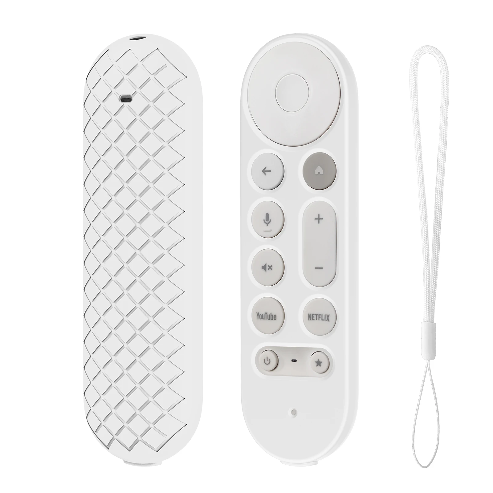 Silicone Remote Controller Cases Protective Covers For Google TV Streamer 4K TV 2024 for Google GY3LE Remote Controller