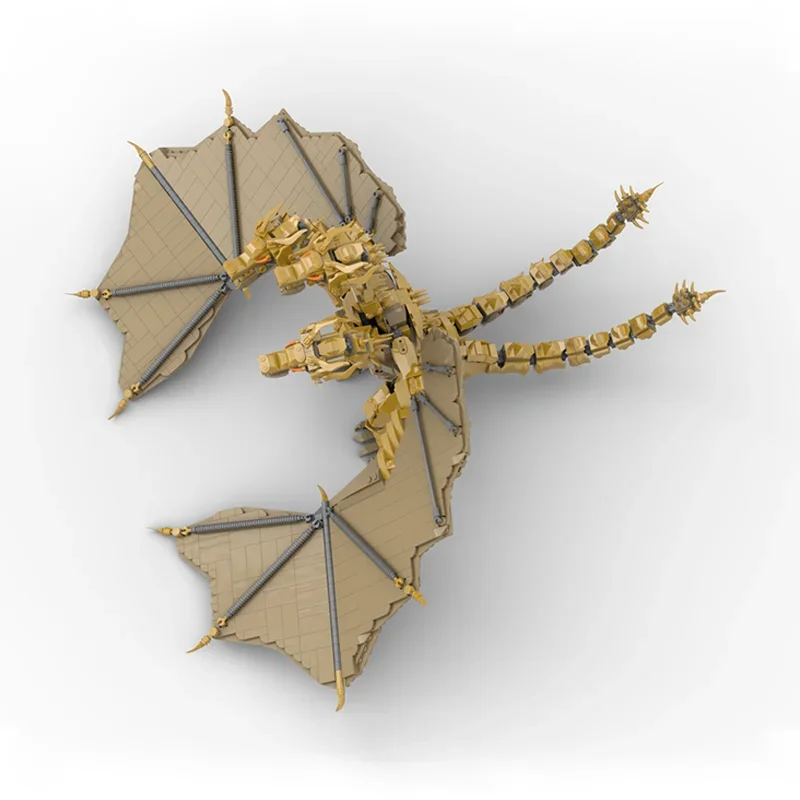 1935 pçs moc rei ghidorah modelo blocos de construção arquitetura diy ideia criativa educação brinquedo tijolo crianças presente natal aniversário