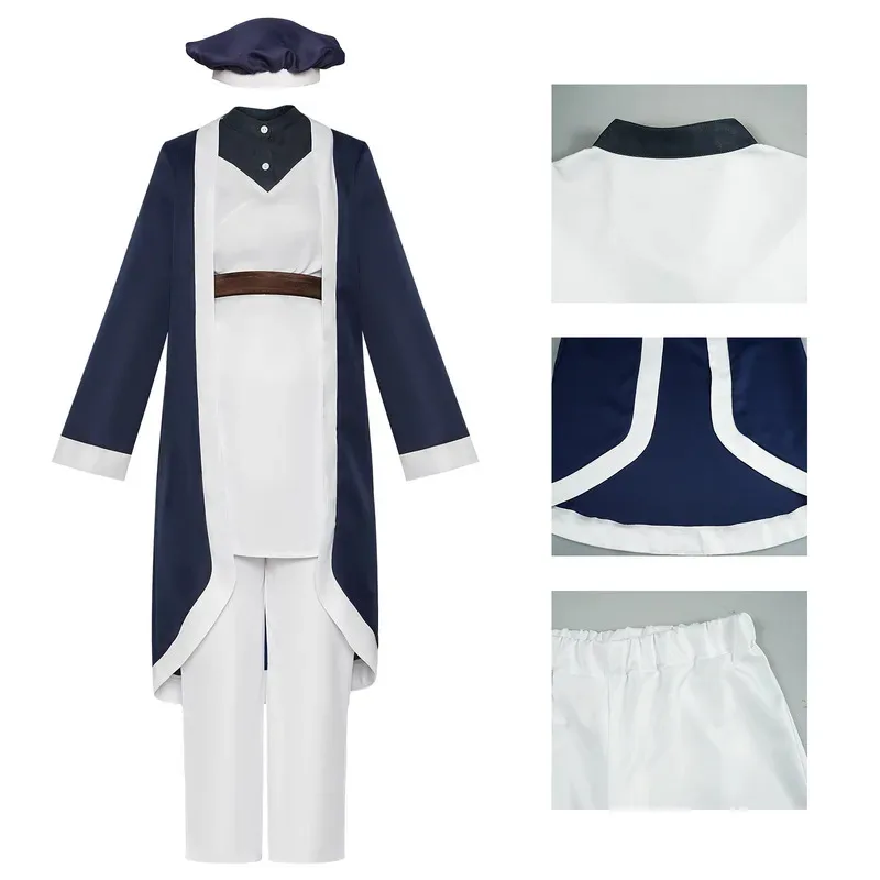 

DY2025Delicious Dungeons Meshi Anime Falin Touden Cosplay Costume Cloak Tops Pants Hat Halloween Christmas For Comic Con