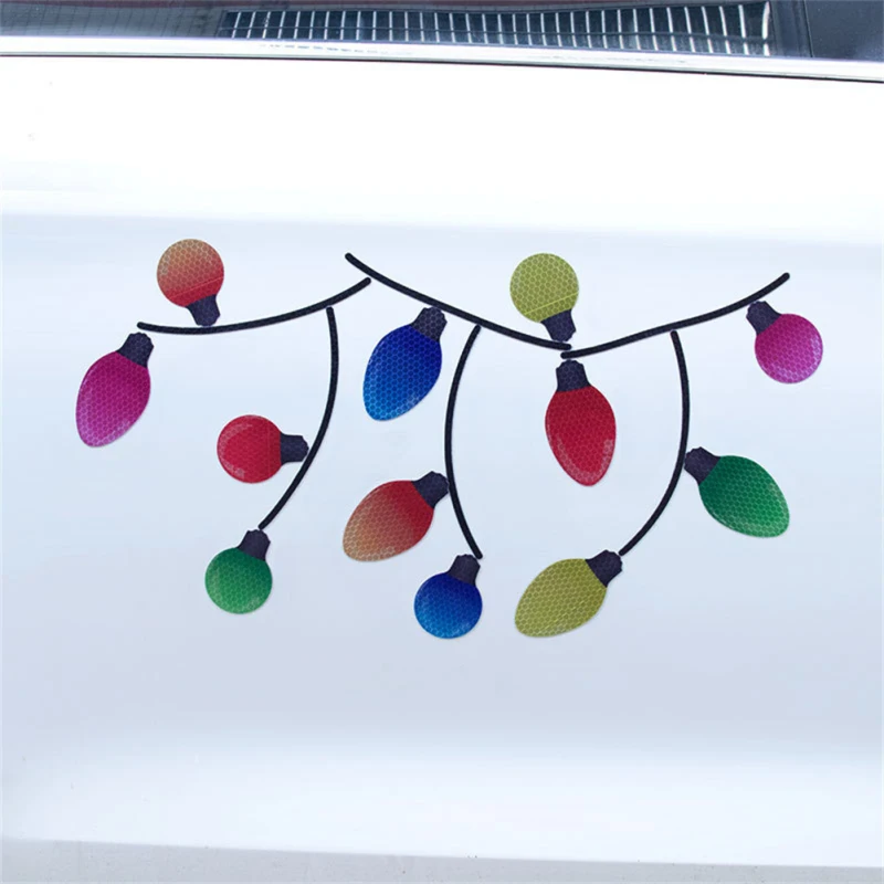 Reflective Car Sticker Univessal Car Accessories Reflective Stickers Creative Auto Car Stickers Magnetic