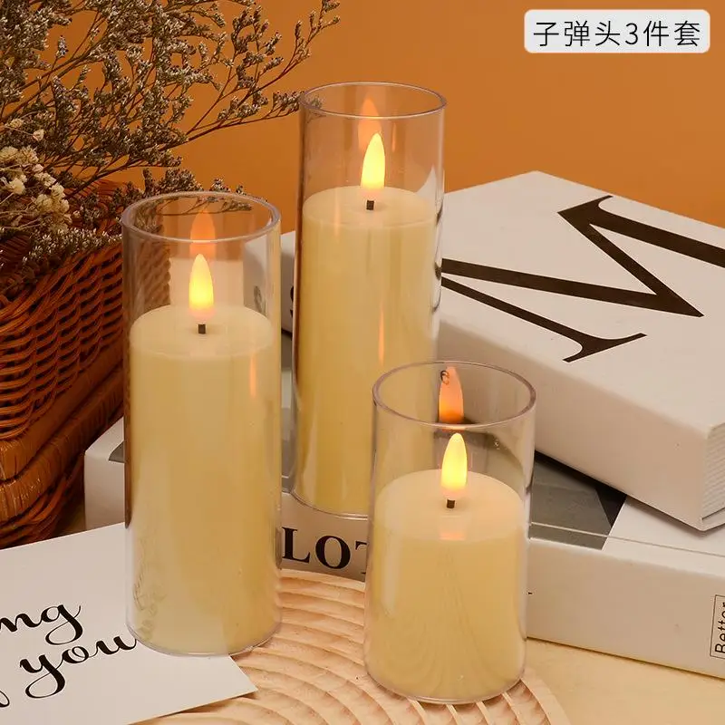 

Flameless LED Candle Plastic Flashing Tea Lamp Battery-operated Candles Christmas Halloween Night Lights 2025