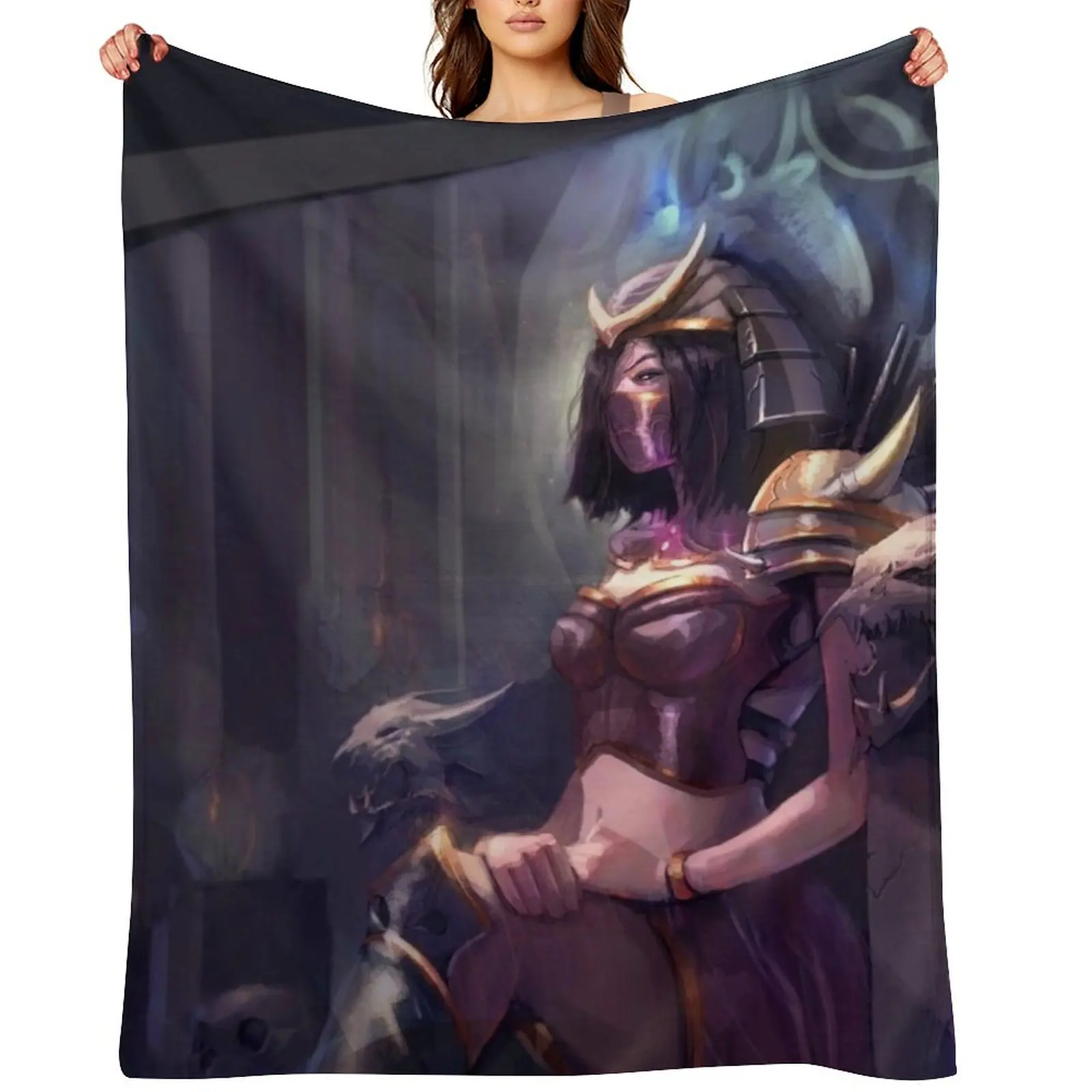 

Mileena Mortal Kombat Throw Blanket Furrys Decorative Sofa decorative Blankets