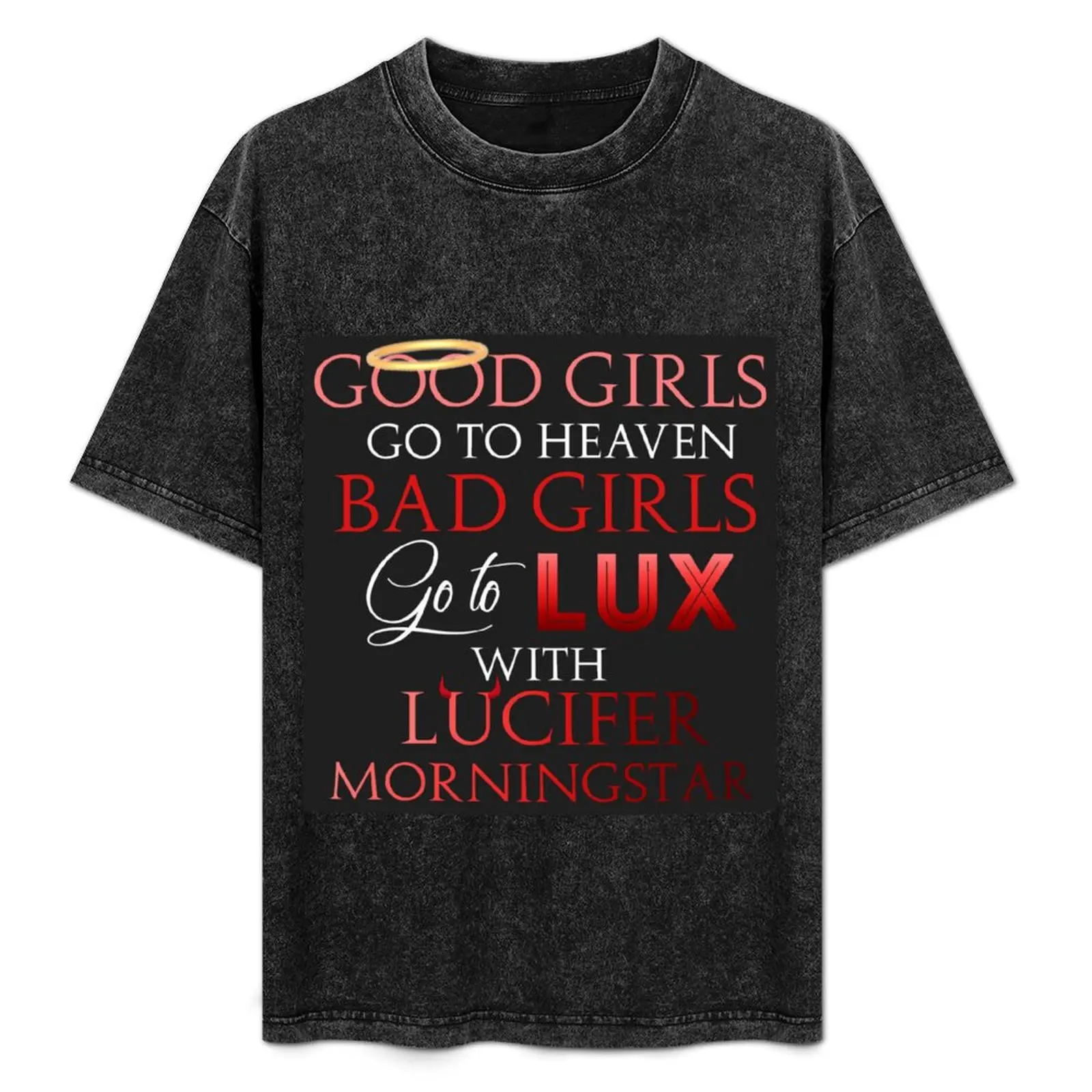 Lucifer Morningstar T-Shirt man clothes new edition summer clothes men graphic t shirts