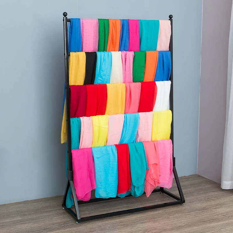 Clothing store silk scarf rack, pants fabric display rack, multi-layer shelf, middle island rack, floor-to-ceiling scarf