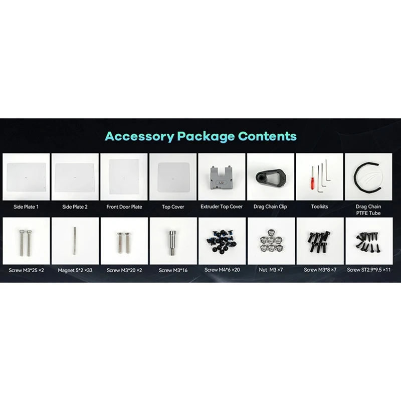 For Adventurer5M 3D Printer Enclosure Kit DIY Design Frame for Printing High Temperature Filaments ASA and PC