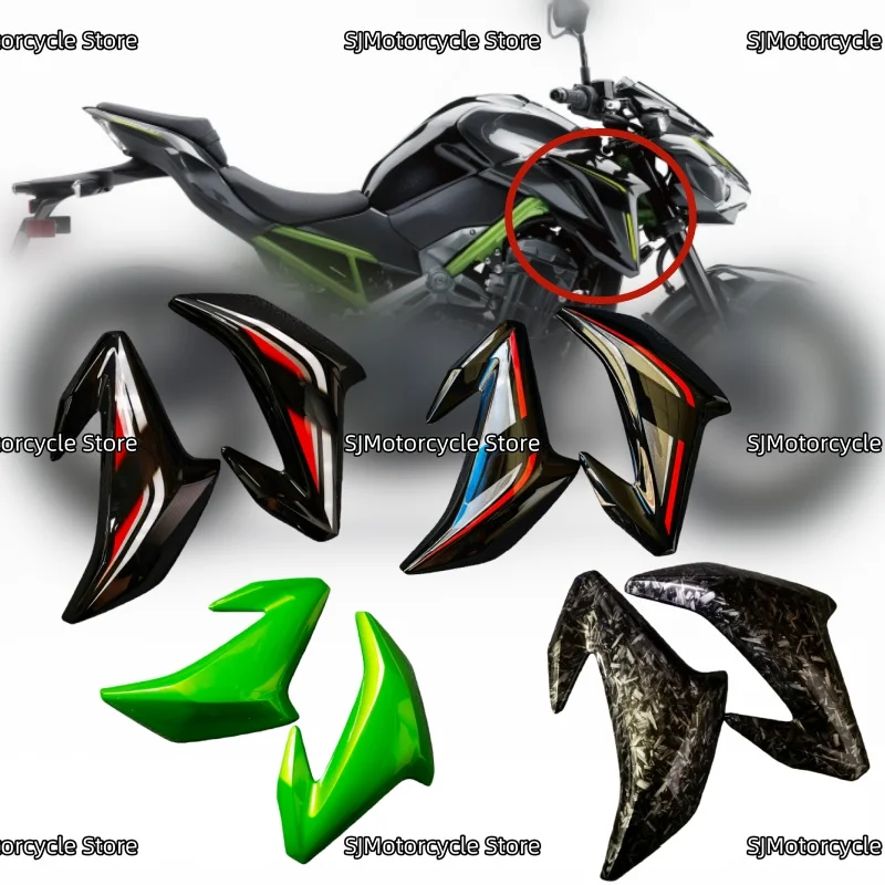 

Motorcycle Accessories Left and Right Front Gas Tank Side Cover Panel Fairing Trim Frame Fit For Z900 Z 900 2017 2018 2019