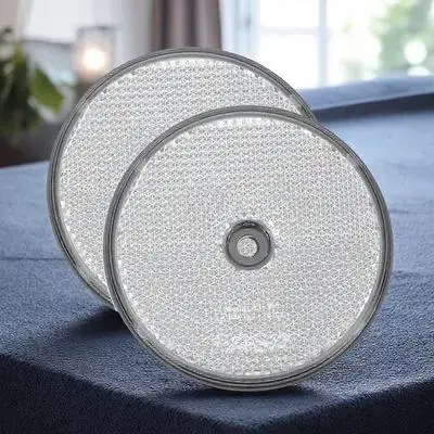 

Bike Reflectors for Night Riding Driveway Trailer Post Marker Rear Visibility Pole Reflective Durable Outdoor Use