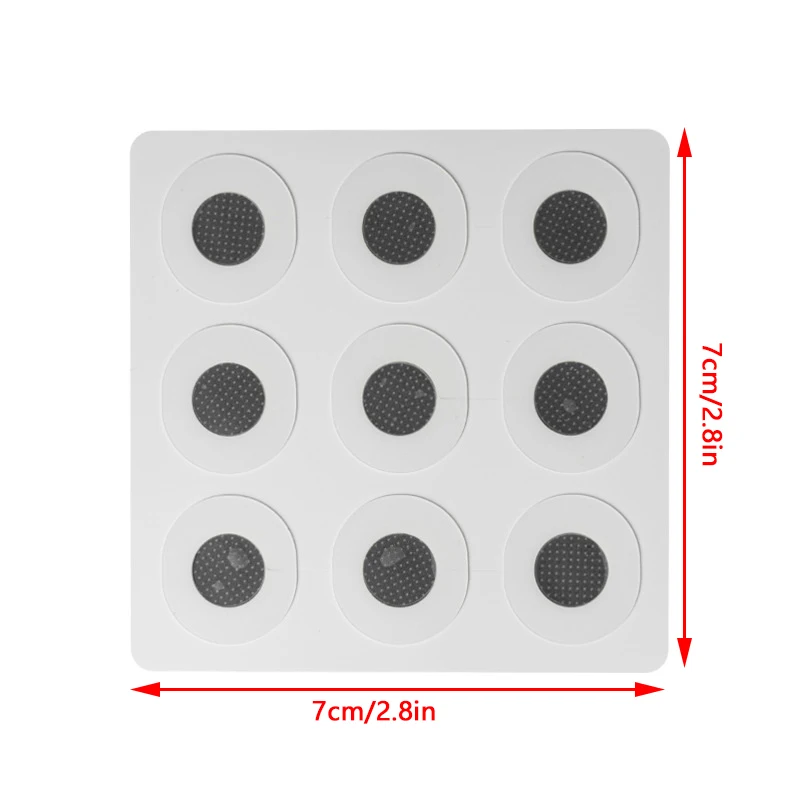 9 Stücke/1 blatt Wasserlösliche Salicylsäure Aufkleber Mikronadeln Hautbehandlung Gesicht Akne Beruhigende Makel Pickel Entfernung Patches