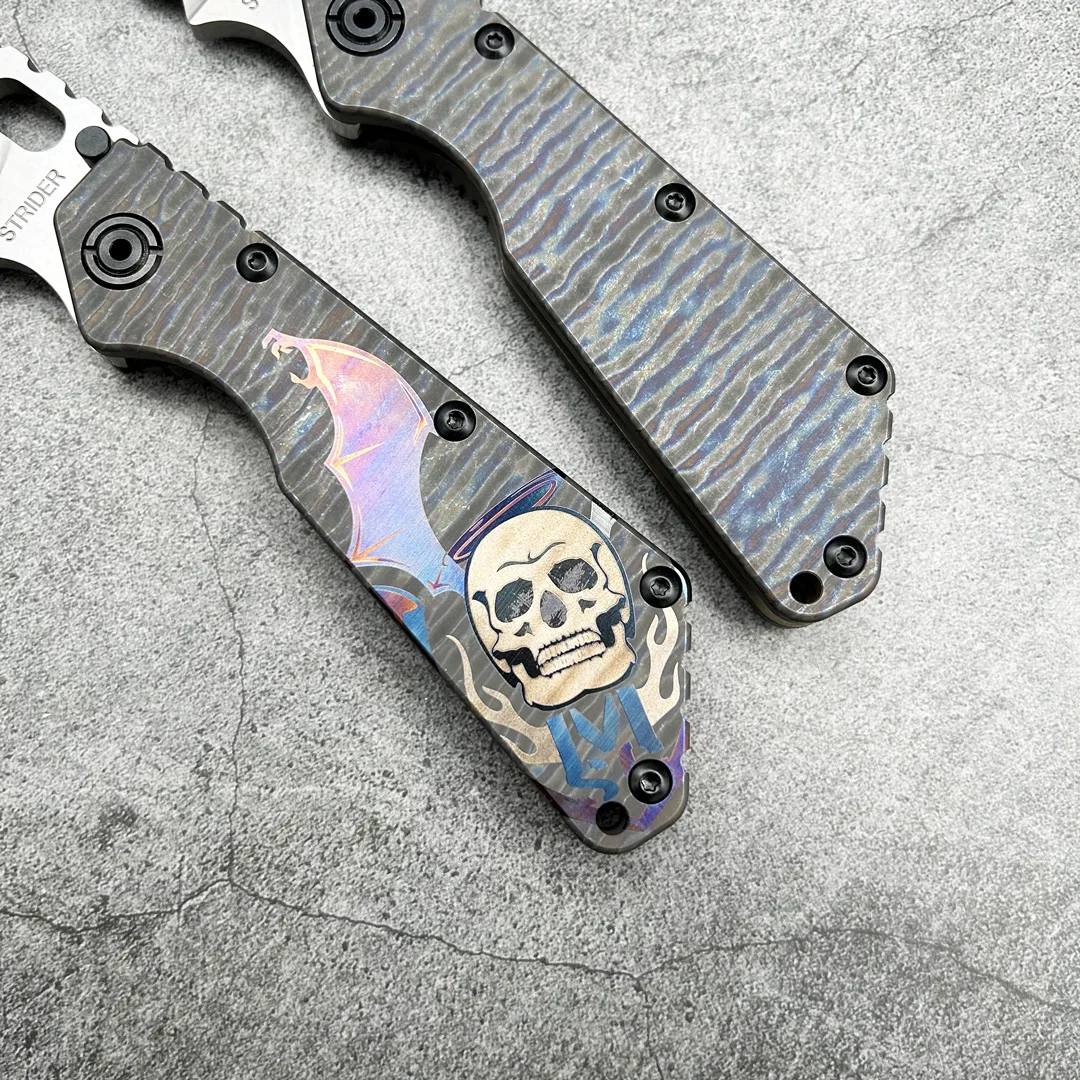 Strid SMF Titanium alloy folding knife EDC outdoor Camping Hunting survival EDC gear Hiking Pocket knife