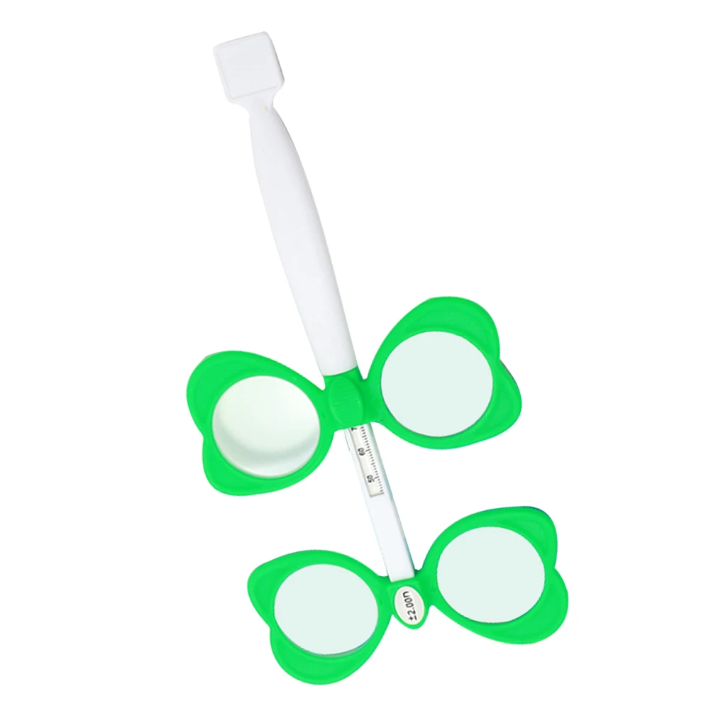 1 set 1 set lente di prova ottica flip per optometria allenamento per la visione strumento flipper distanza pupilla regolabile materiale in vetro