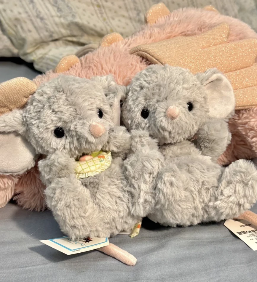 Venta caliente 2025 nuevo JellyCat delicioso ratón delicioso lindo muñeco de peluche dulce pareja regalo de vacaciones muñeca relajante para amigos