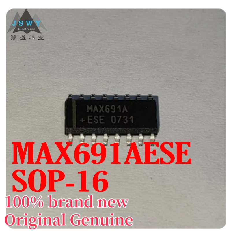 (5/50 قطعة) MAX691AESE MAX691A SOP16 مراقبة المعالجات الدقيقة وإعادة ضبط شريحة الدائرة. المخزون الأصلي، والشحن المجاني.