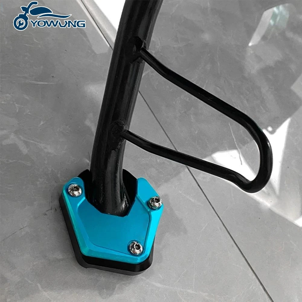 

For CFMOTO 250SR 300SR/250SR ABS 2019 2020 2021 2022 2023 Motorcycle Side Stand Pad Plate Kickstand Enlarger Support Pad Plate