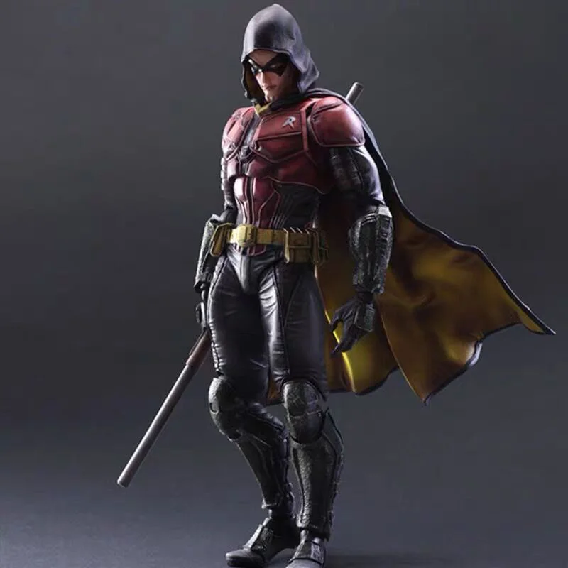 Play Arts Arkham Knight Nr.2 Batman Robin Actionfigur PVC Sammlerstück Batman Auf Lager Modell Spielzeug Geburtstagsgeschenke 26CM – Detail 9