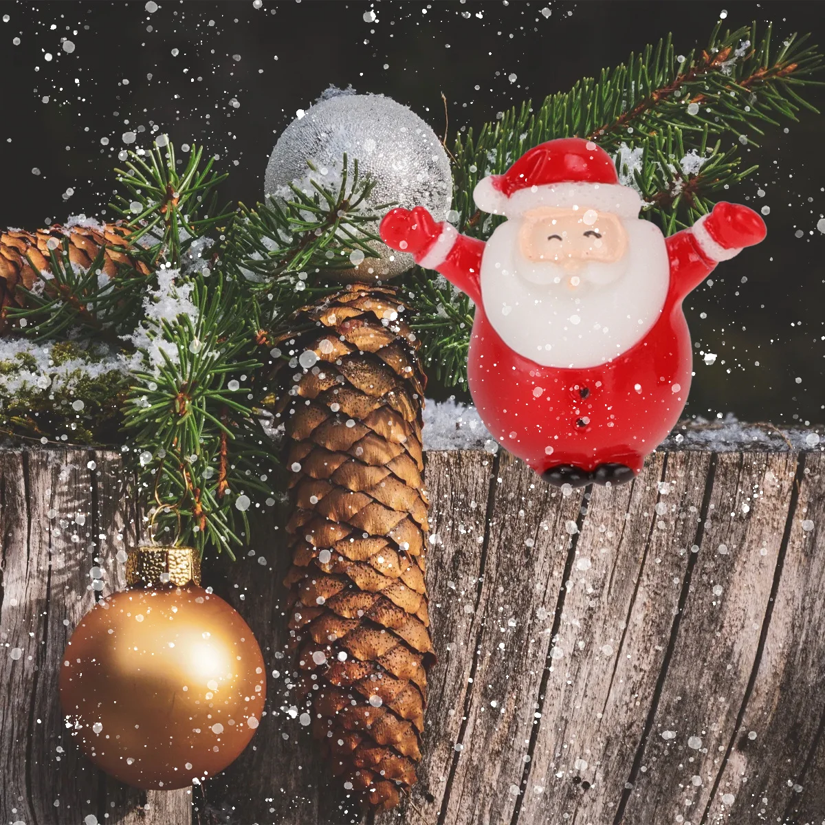 

15 Pcs Mini Scene Decoration Miniature Christmas Crafts Micro Adornment Ornament