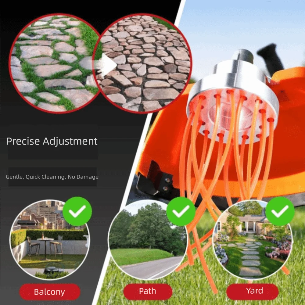 Aluminum Alloy Aluminum Porous Lawn Head 3 Discs 32 Square Grass Ropes Grass Cutting Head Mowing Line Replacement Parts
