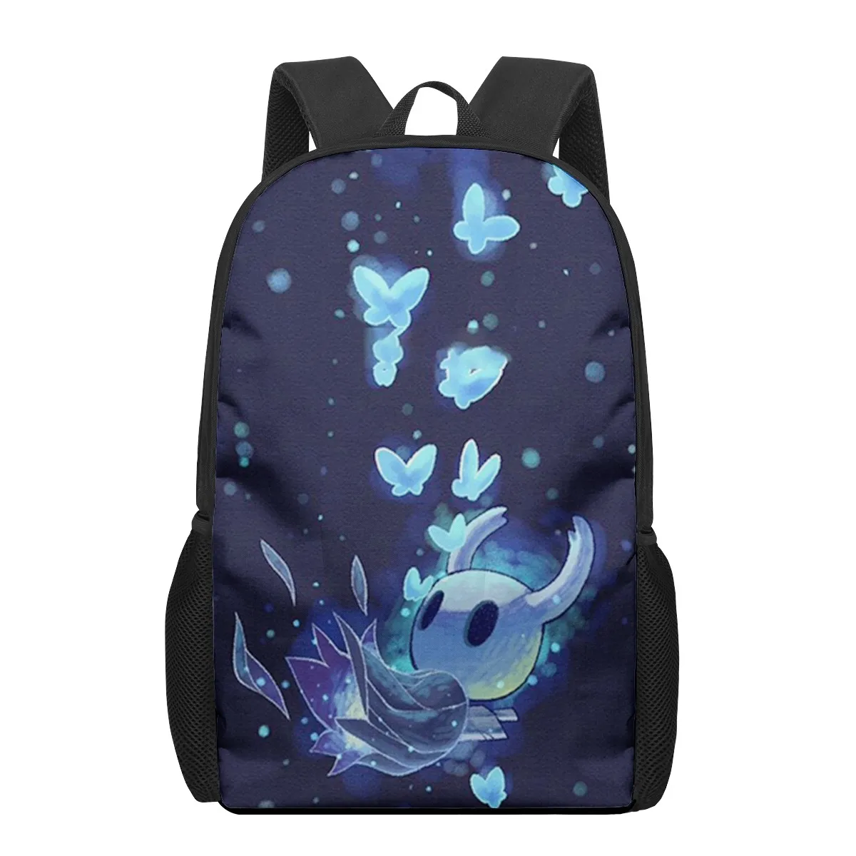 Hollow Knight 3D Pattern School Bag for Children Girls Boys Casual Book Bags Kids Backpack Boys Girls Large Capacity Backpack