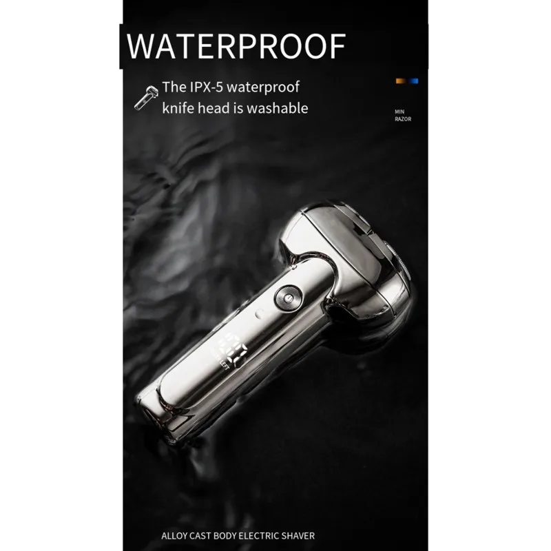 [NEWA66Z!】 Floating Heads Smart For Men Electric Shaver-Portable Mini Waterproof Beard Trimmer