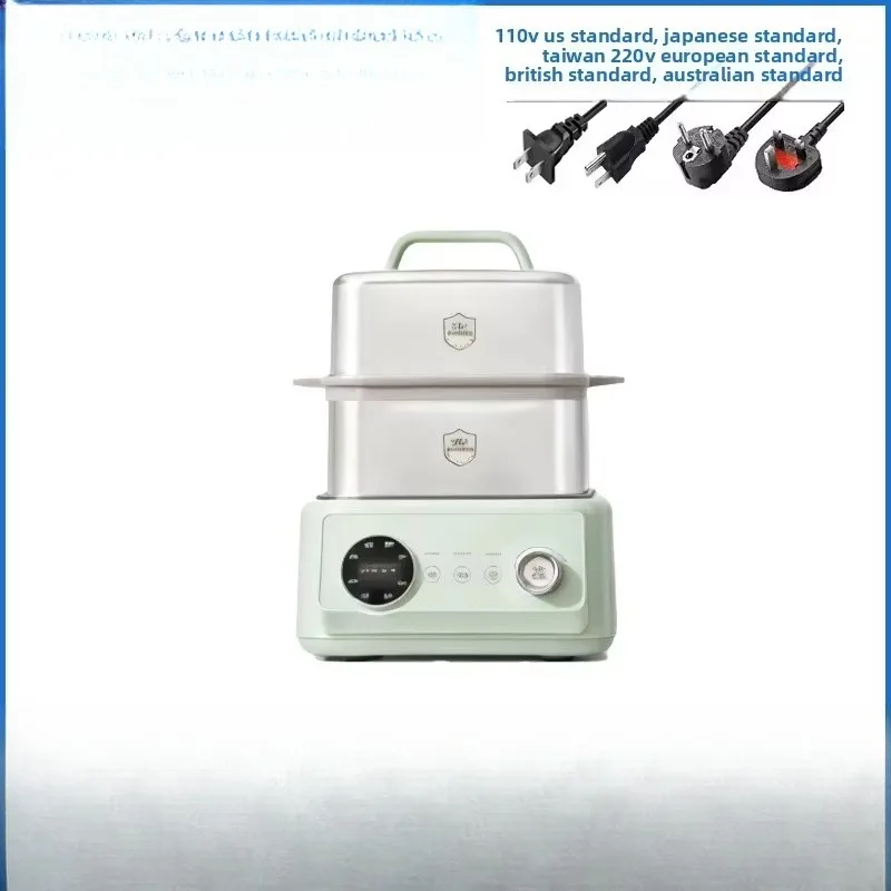 Electric steamer, three-layer 304 stainless steel hot pot steamer, 24-hour heat preservation of the saucepan