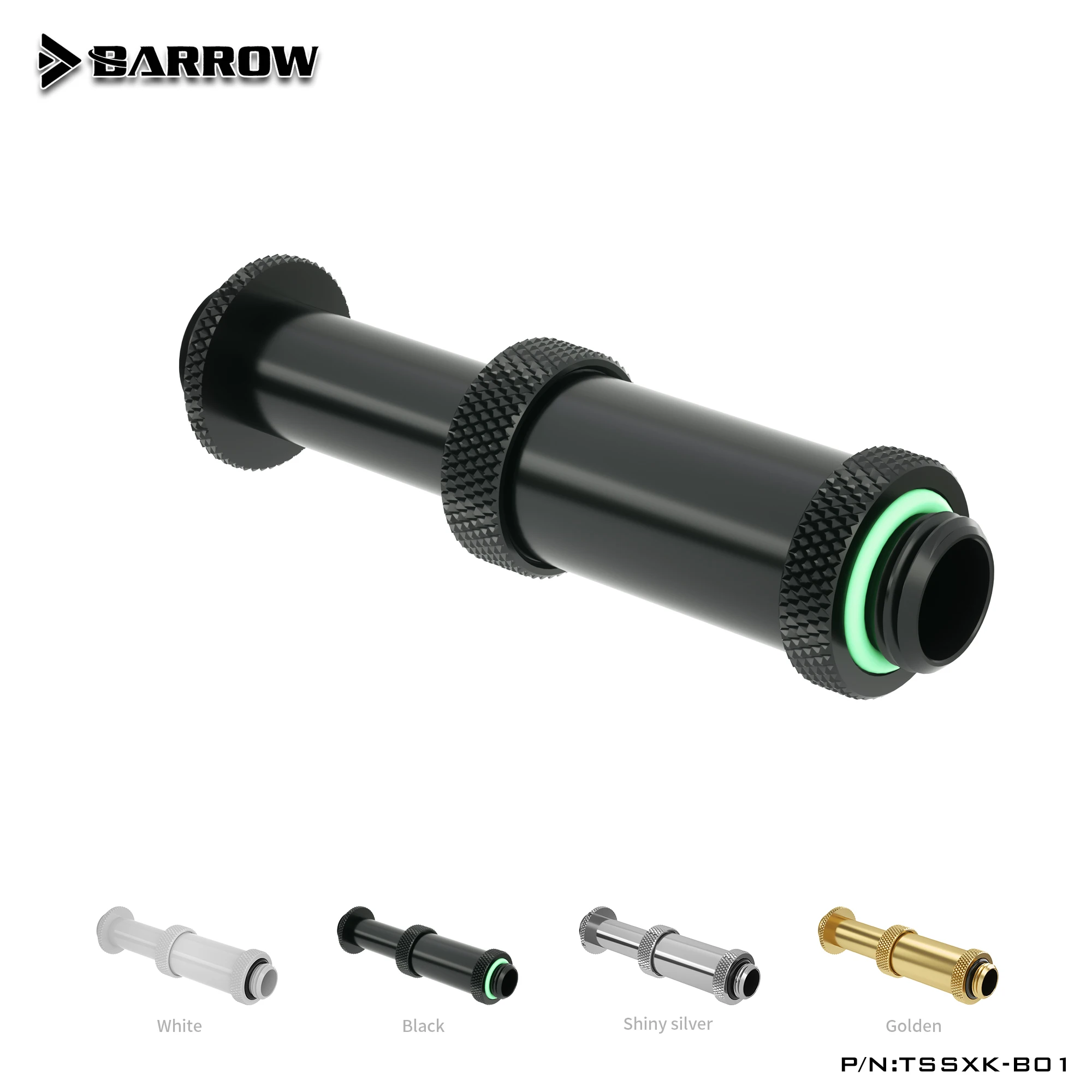 

Barrow G1/4" 41-69mm Telescopic Joint Fitting Connector for SLI CROSSFIRE TSSXK-B01