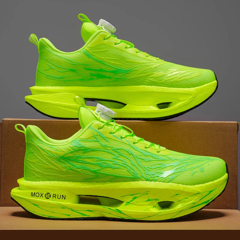 

Men Running Shoes Casual Professional Marathon Sports Breathable Lightweight Women Comfortable Athletic Sneakers Carbon Board