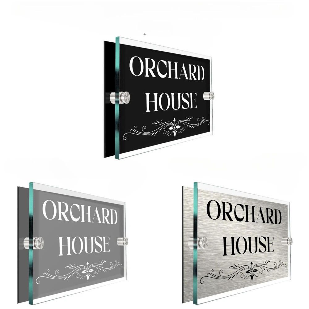 

Таблички с номером дома Номер двери Прозрачные стеклянные таблички с эффектом Персонализированная табличка с именем Индивидуальная улица