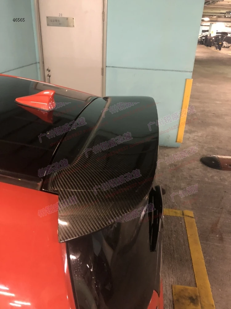 مناسبة لهوندا 09 | 10 | 11 | 12 Fit SPOON Tail/Fit GE6 GE8 ملعقة من ألياف الكربون الذيل العلوي الجناح 2025 #3