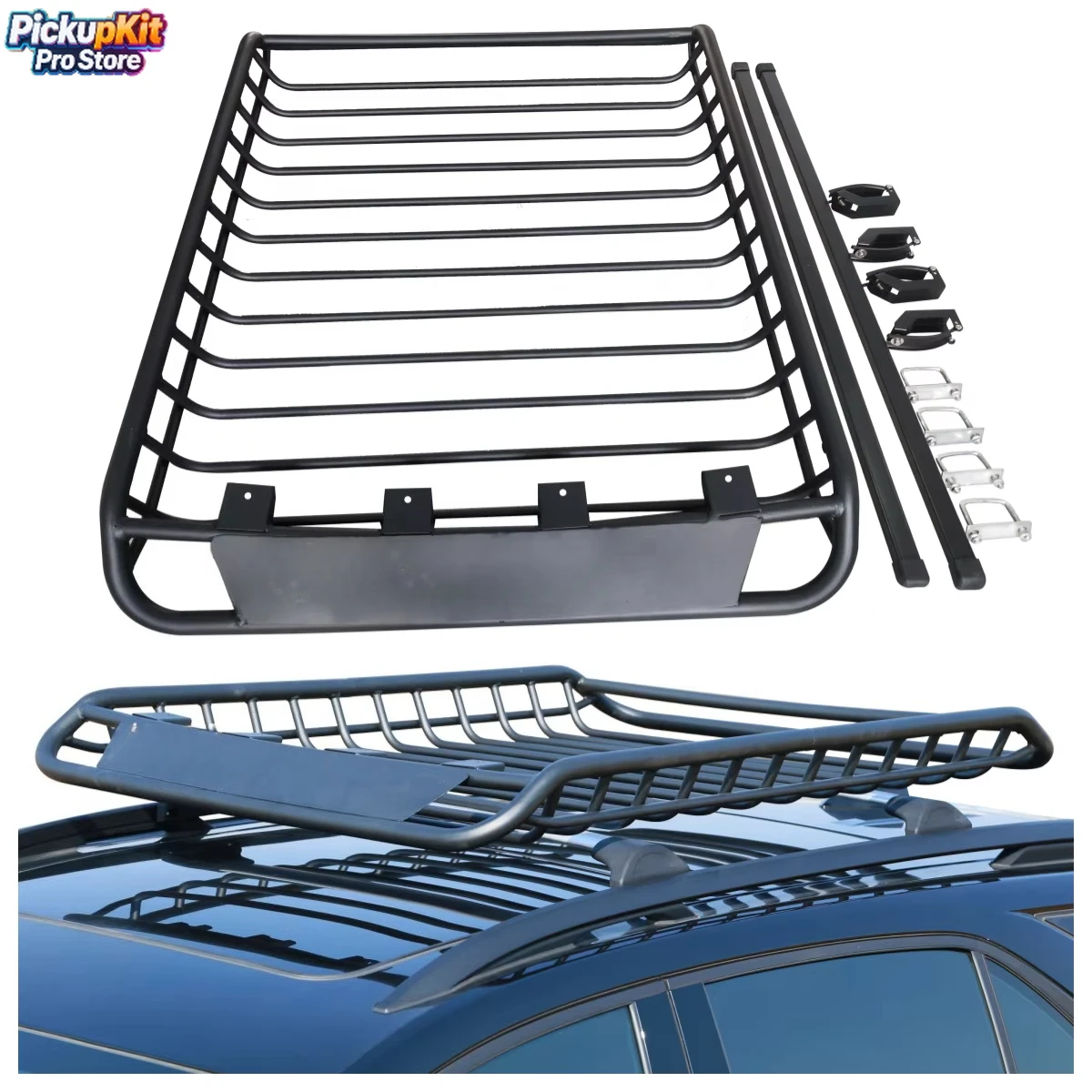 

Heavy - Duty Roof Rack Cargo Carrier for SUV, Truck, Van & Outdoor Travel/Camping