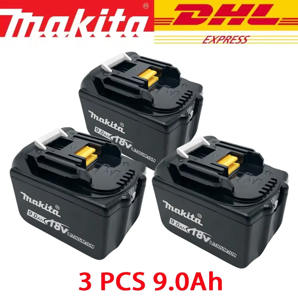 Authentic Makita 18V Lithium Battery 9000MAh Large Capacity Original Power Supply Fit All Makita Cordless Power Tools Durable
