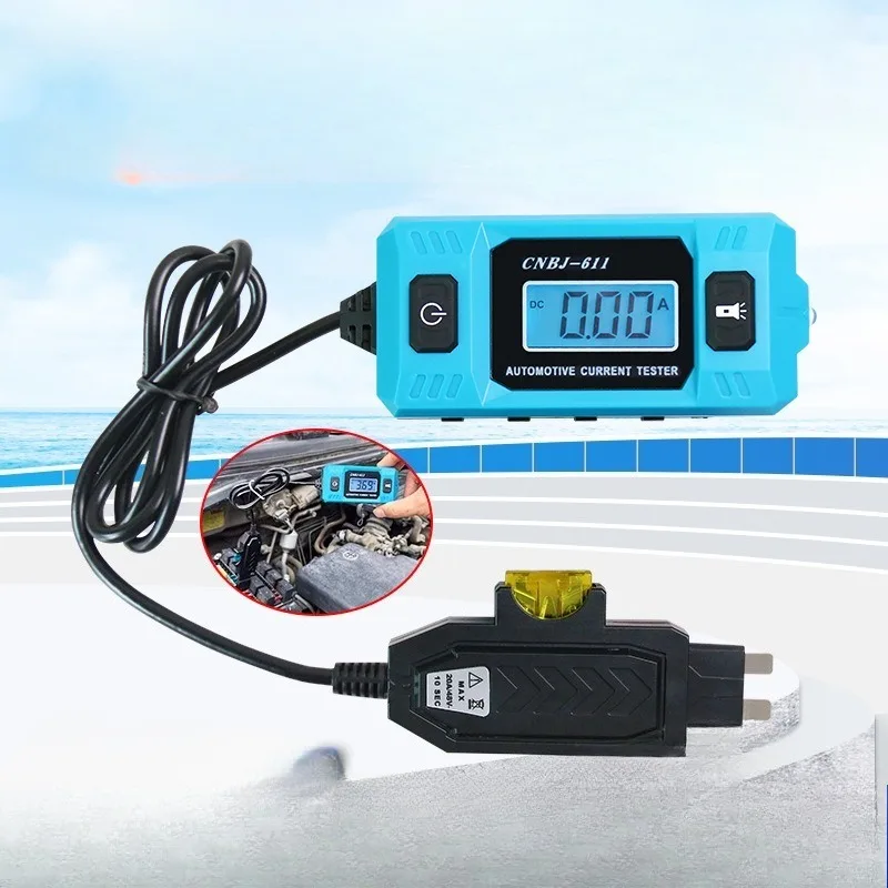 12V 0.01-19.99A Car Circuit Tester Current Test Fuse Diagnostic Tool Repair Detector Galvanometer Automotive Accessories