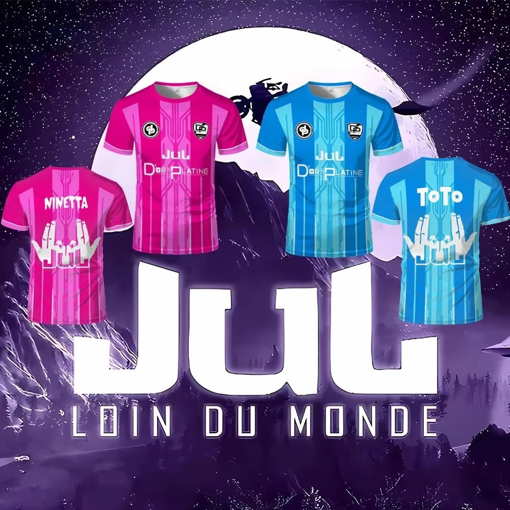 

NEW Toto Ninetta Maillot Jul Jersey French Rapper Co-branded Juldtp Breathable Football Shirt Boys Girls Comfortable Gift Tops