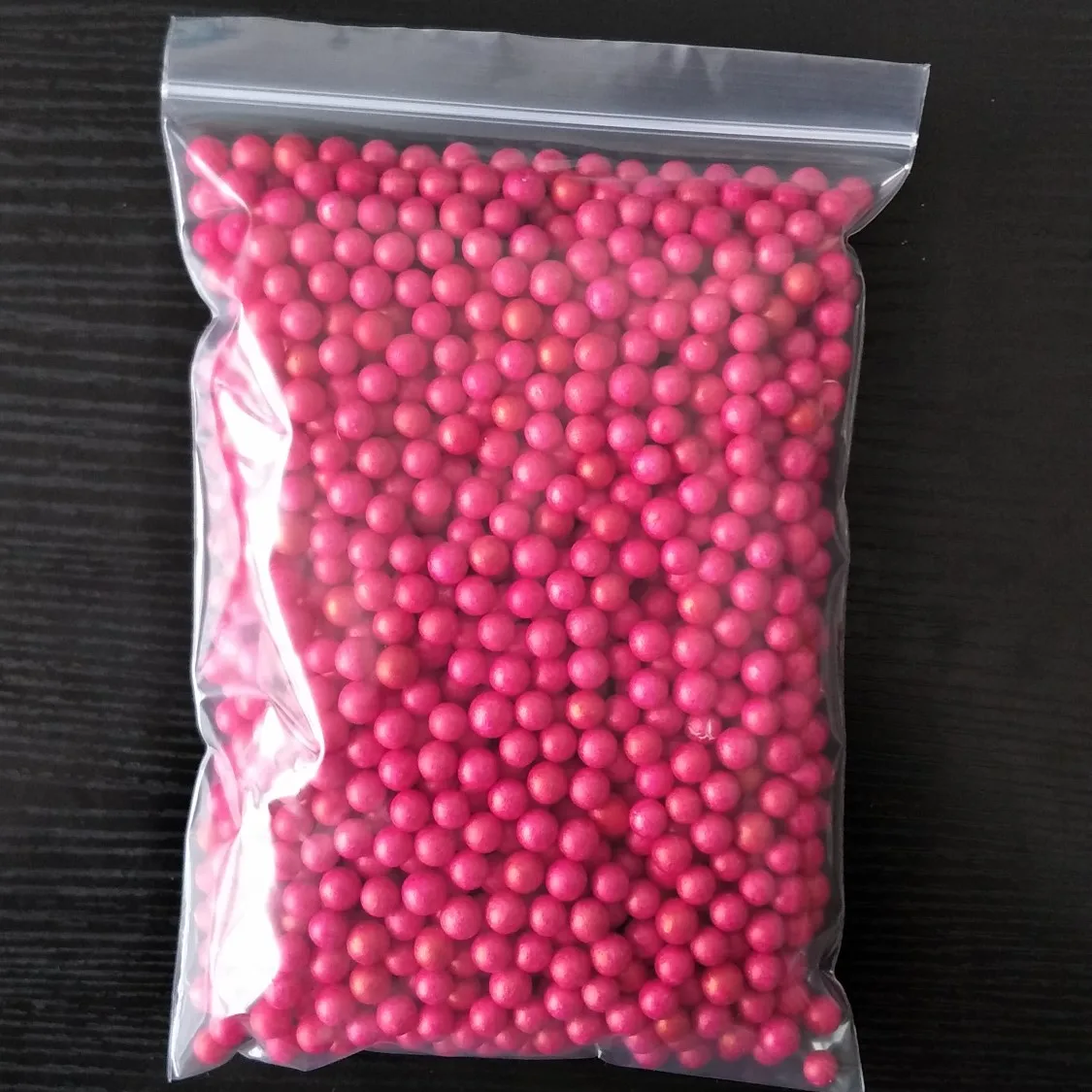 6–8 mm bunte Mini-Schaumperlen, Pellets, mehrfarbige Schaumstoffkugeln, Styropor-Styropor-Füller, Blasenkugel, Hochzeit, Party-Dekoration – Detail 9