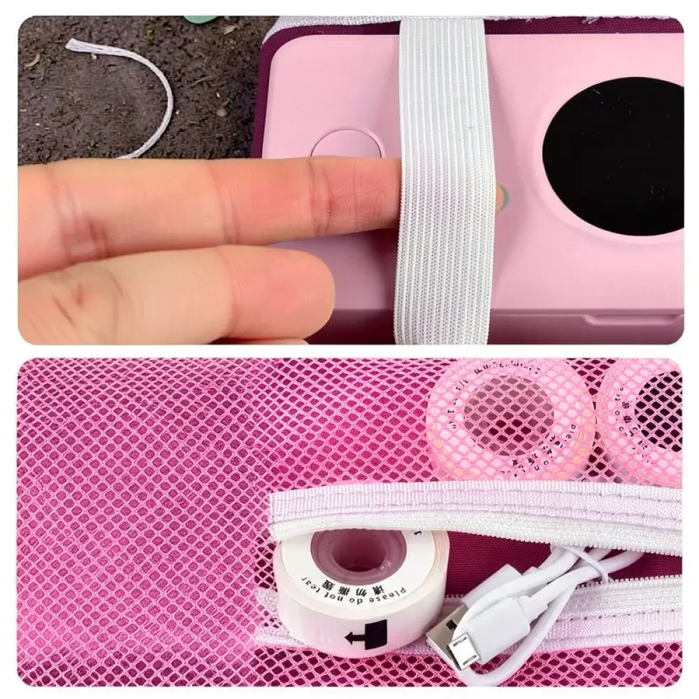 Durable EVA Storage Pouch For Phomemo D30 D35 For Jadens D11 Label Printer Protective Case Portable Travel Carrying Cover Box
