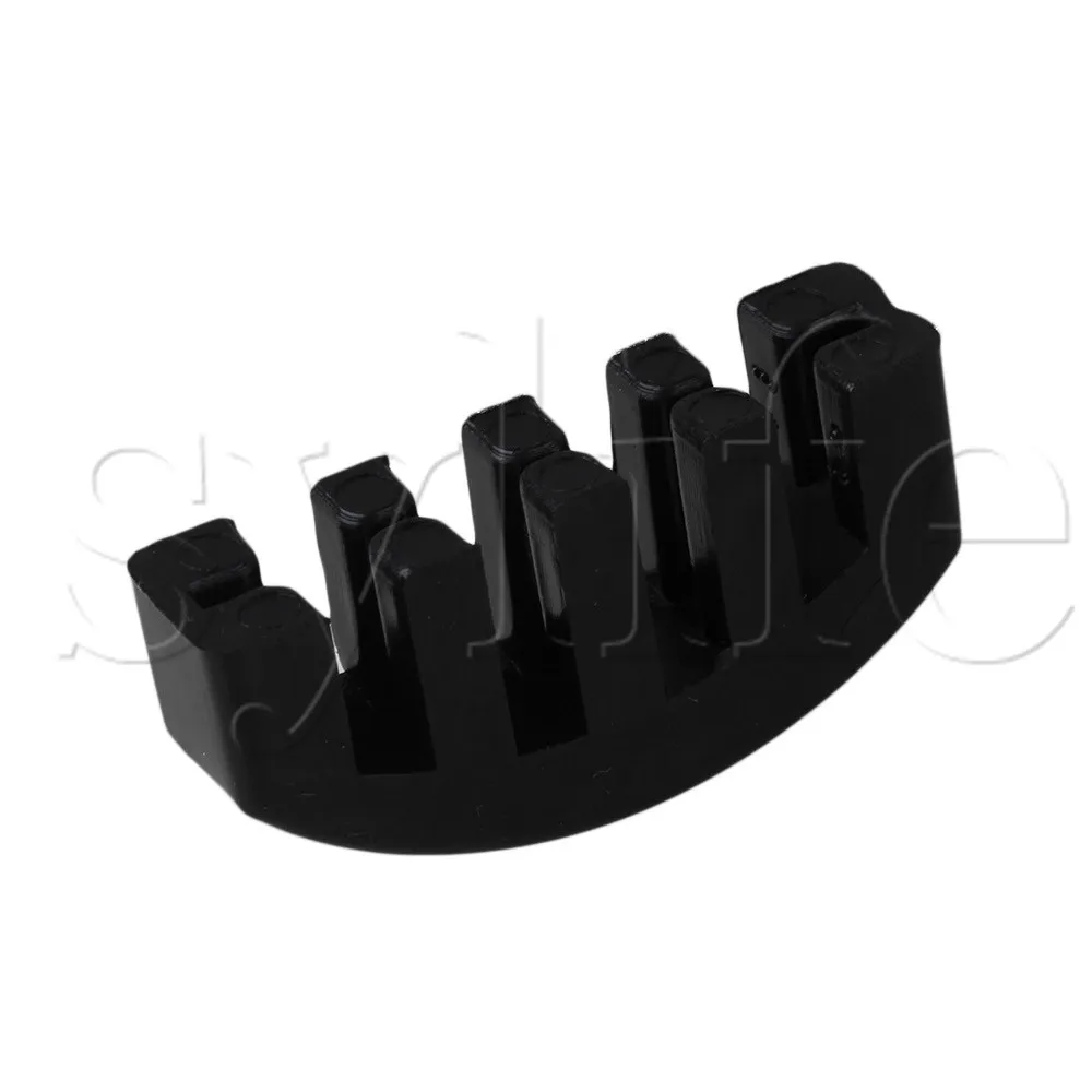 New 4/4 Violin Rubber Practice Mute Ultra Black