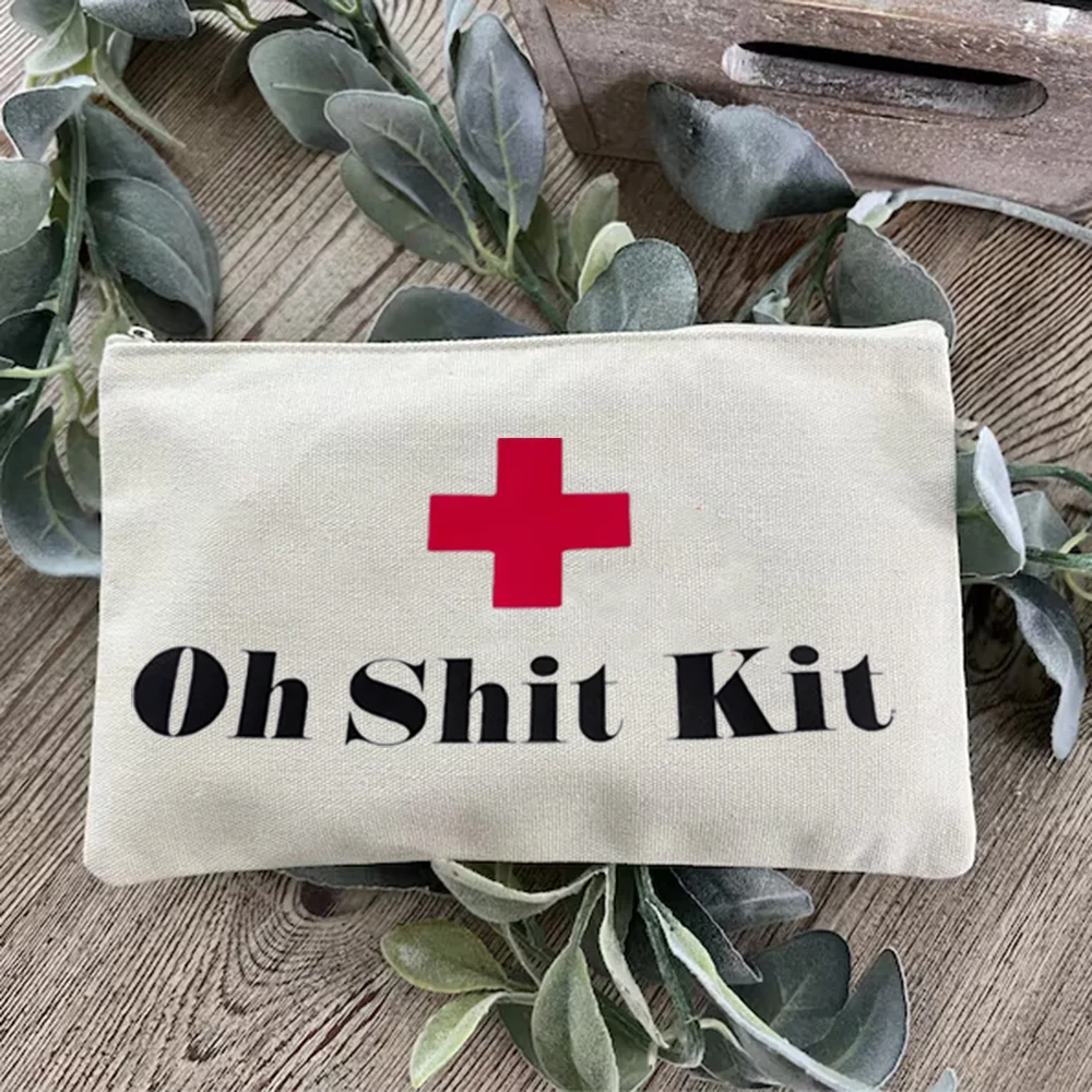 

Makeup Bag Bachelorette Hangover Kit Bridesmaid Proposal Best Friend Birthday Gift First Aid Kit Bag Bridal Shower Cosmetic Bag