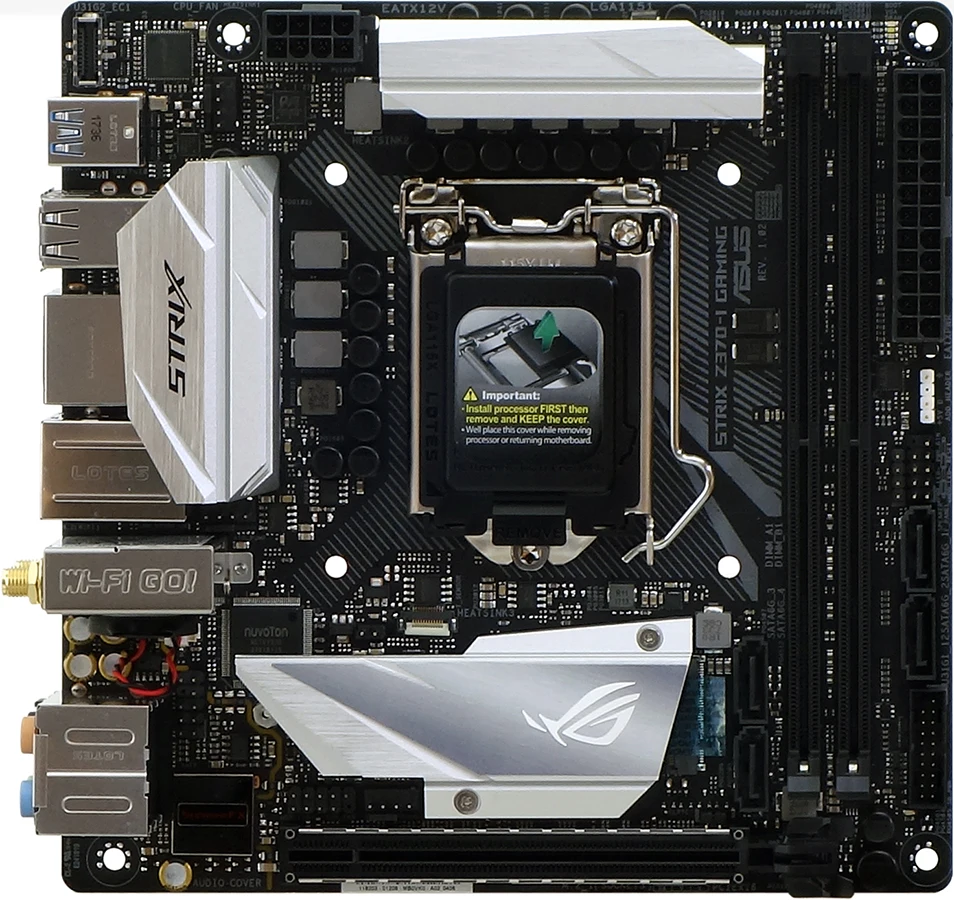 ASUS Z370 Mini ITX Motherboard STRIX Z370-I GAMING LGA 1151 Motherboard support Core i3-8100 8500 9400F 8700 9900 G5420 cpu