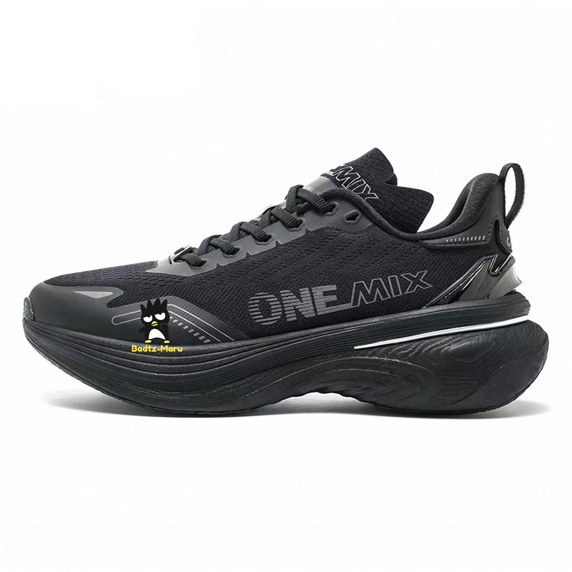

ONEMIX Sanrio Badtz-Maru Jogging Running Shoes Women Lightweight Sneakers Road Wear Resistant Sports Fitness Customized Shoes